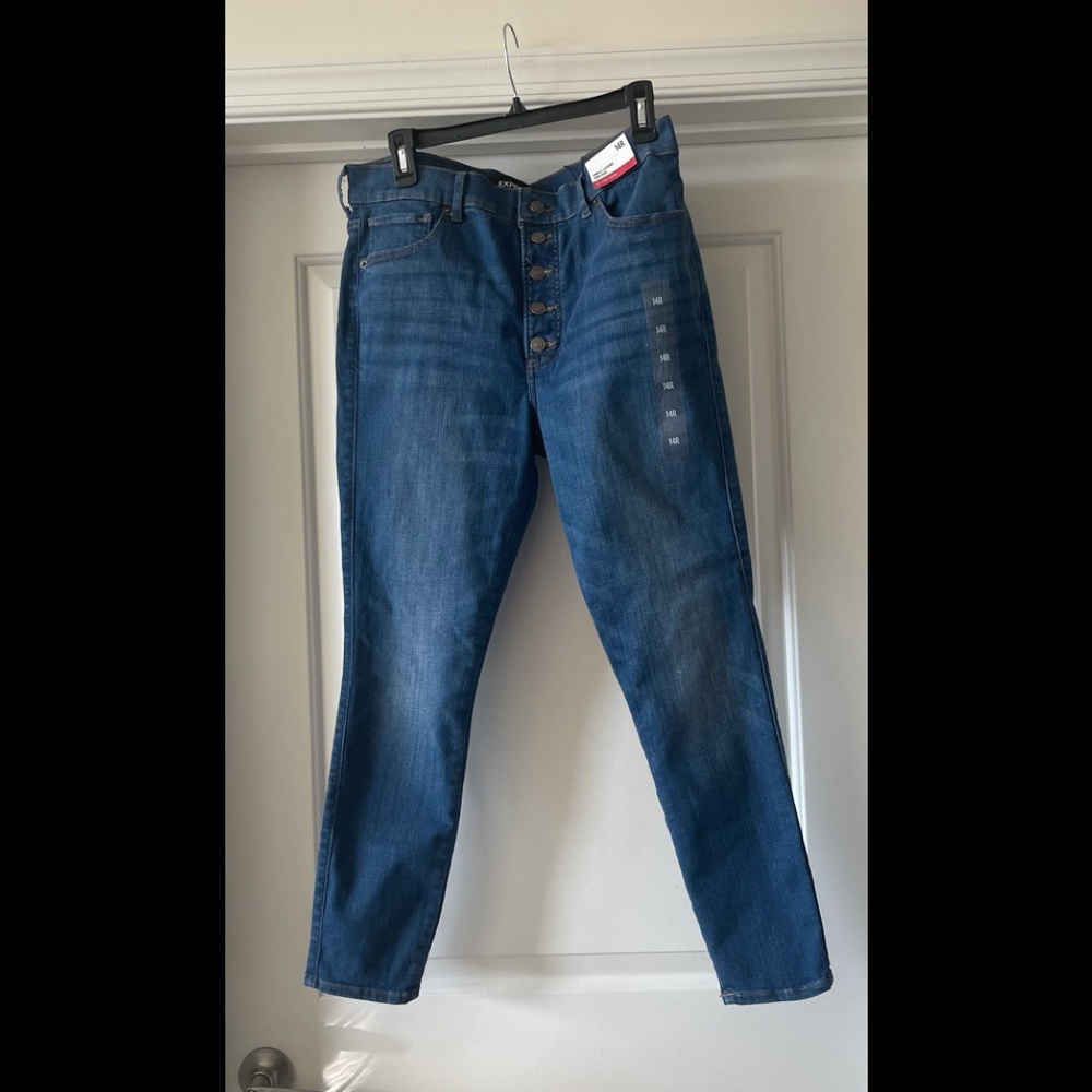 Express high-rise ankle leggings
